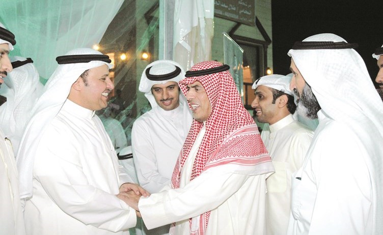 جانب من استقبال طلال الجلال﻿
