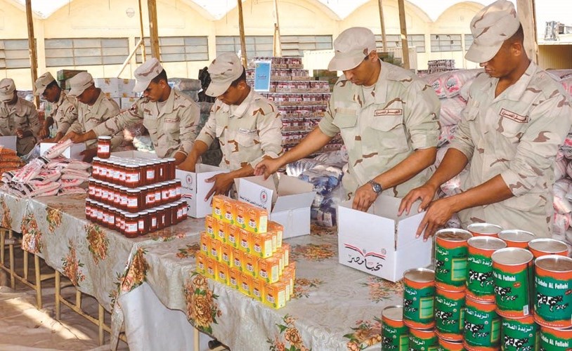 الجيش يستعد لتوزيع اضخم حصة غذائية بنصف الثمن على المواطنين بجميع المحافظات ﻿
