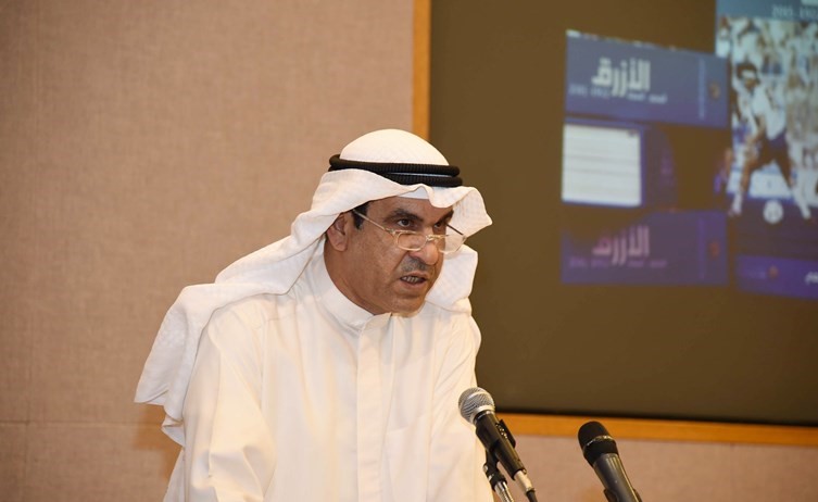 الزميل خالد العدواني عريف الحفل ﻿