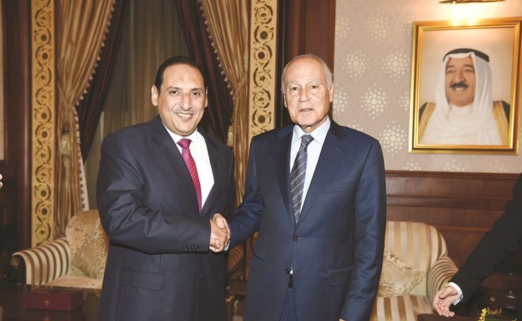 أبو الغيط والزميل أسامة أبو السعود