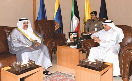 الشيخ خالد الجراح والسفير سميح جوهر حيات﻿