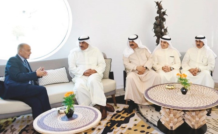 الخالد بحث مع أبو الغيط تحضيرات القمة العربية ـ الأفريقية
