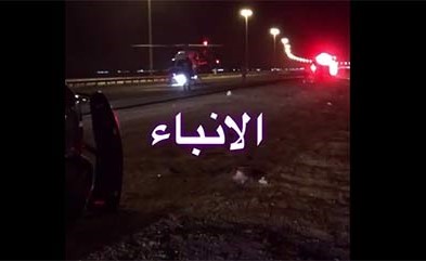 وفاة مواطن في حادث على طريق العبدلي وتدخل الإسعاف الجوي لإجلاء مصاب
