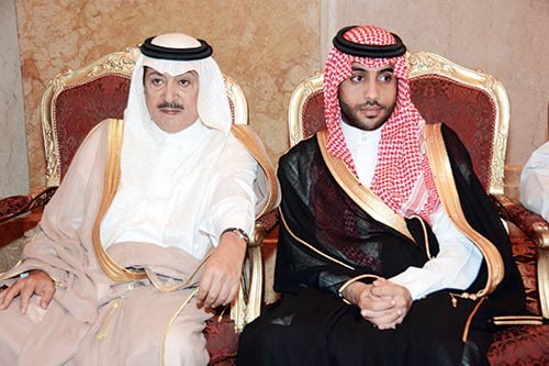الأمير نواف بن تركي السديري والأمير سلطان بن محمد السديري