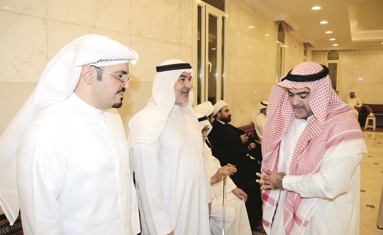 د. هشام الصالح في ديوانية النائب السابق صالح عاشور	﻿