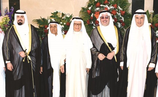 صالح الفضالة والشيخ دعيج السلمان وفهد المعجل يباركون﻿