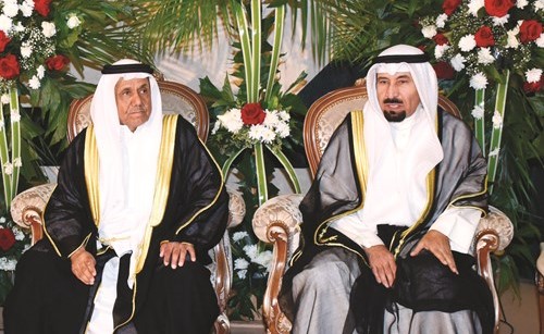 الشيخ علي الجابر ومسفر المنشرح﻿