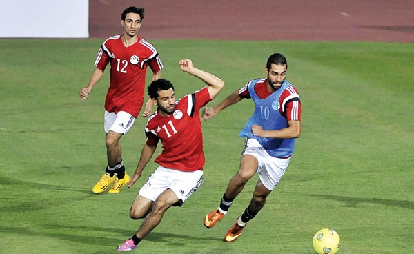  النجم محمد صلاح يلتحق بتدريبات منتخب مصر اليوم