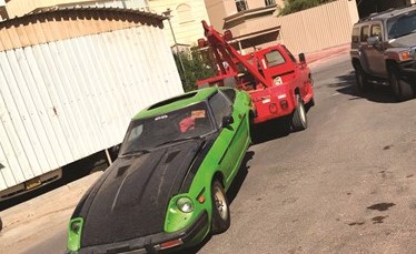 رفع إحدى المركبات﻿