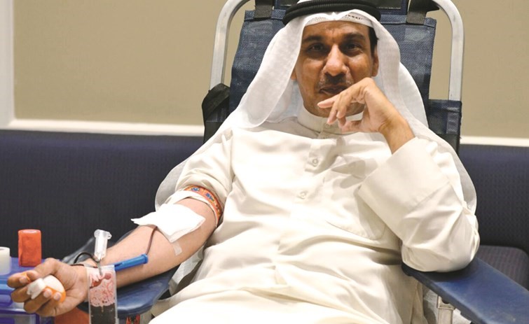حملة للتبرع بالدم في «الأشغال»