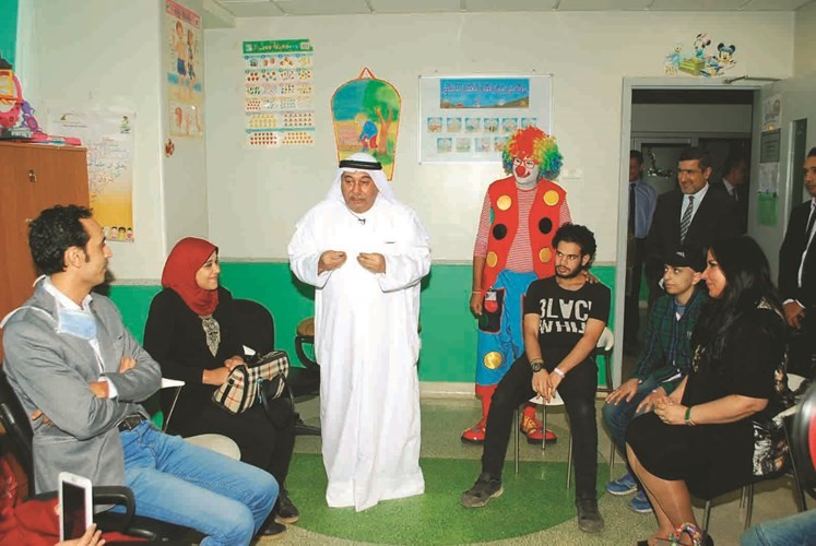 من الجولات داخل أجنحة المستشفى﻿