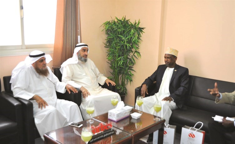 العقيلي والشامري مع السفير﻿