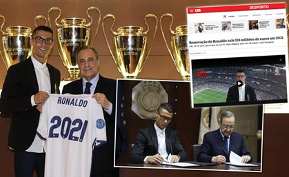تعرف إلى الراتب الجديد لكريستيانو رونالدو مع ريال مدريد
