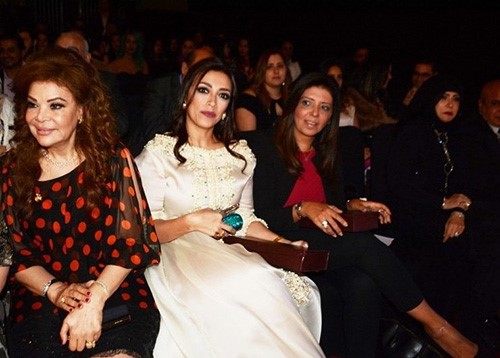  صفاء أبو السعود في عرض أزياء بهيج حسين