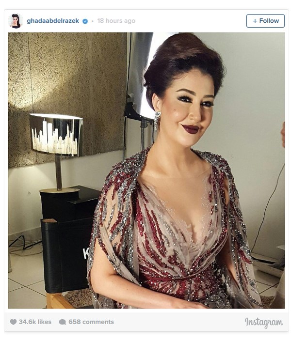 بالصور.. هكذا أطلت غادة عبد الرازق في دعاية برنامج "Arab casting"