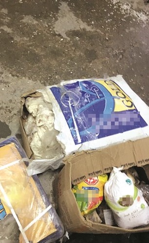 مواد تالفة ضمن المضبوطات﻿