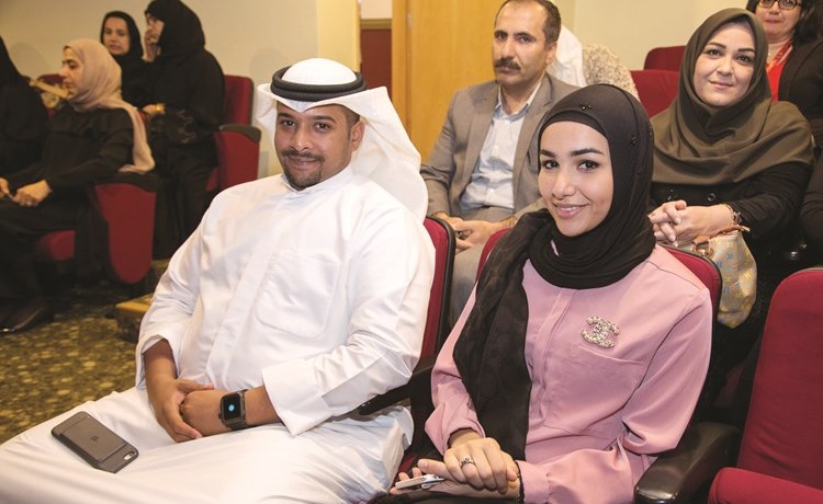 جانب من الحضور من وزارة التربية إدارة التعليم الخاص والتربويين﻿