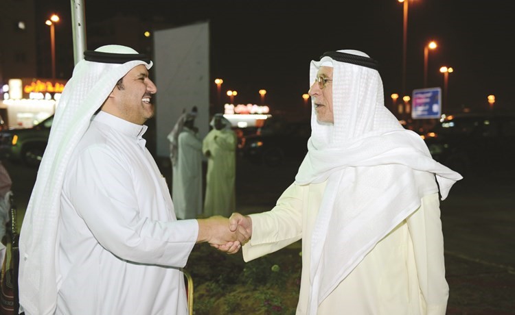 ترحيب بأحد أبناء الدائرة الرابعة﻿