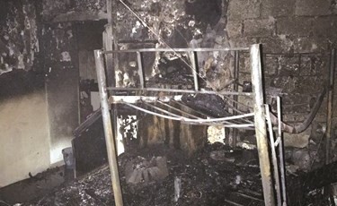 آثار حريق الرقعي ﻿