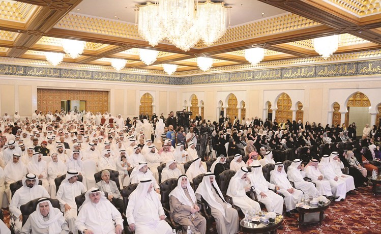 جانب من الحضور أثناء ندوة النائب السابق ومرشح الدائرة الأولى صالح عاشور	(أحمد ابوعطية)﻿