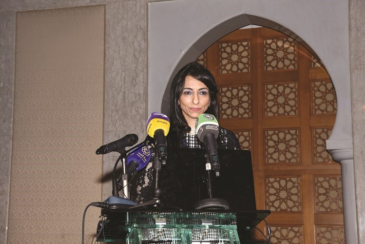 المنسق العام للمؤتمر د.نجلاء الفرج تلقي كلمتها ﻿