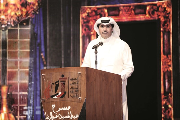 فايز بن دمخ يلقي كلمته ﻿