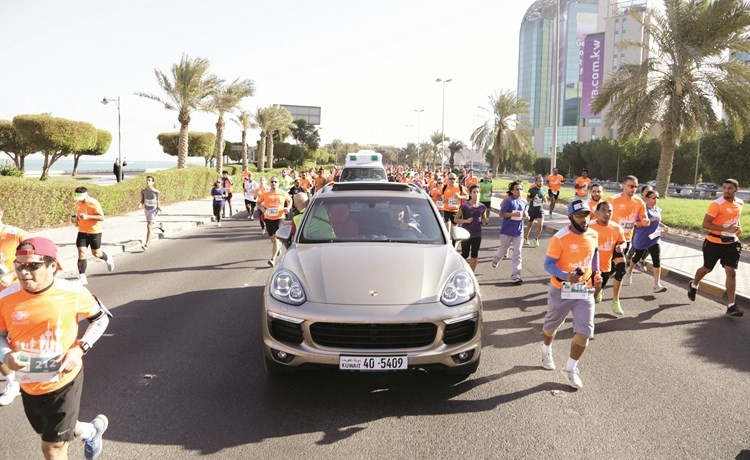 جانب من الفعالية الرياضية﻿