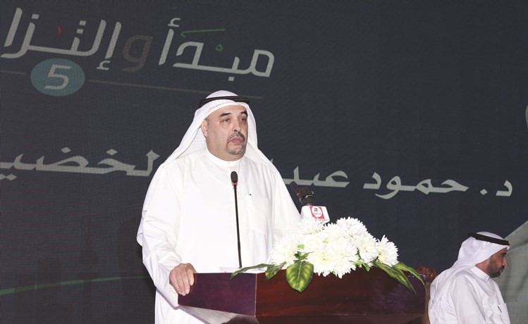 عبدالرحمن العنجري متحدثا﻿