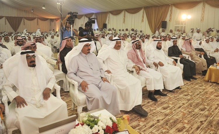 ناخبو الدائرة الرابعة خلال ندوة مرشح الدائرة الرابعة نايف ضيدان المطيري﻿