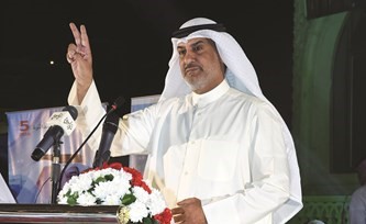 الدوسري متحدثا للناخبين﻿