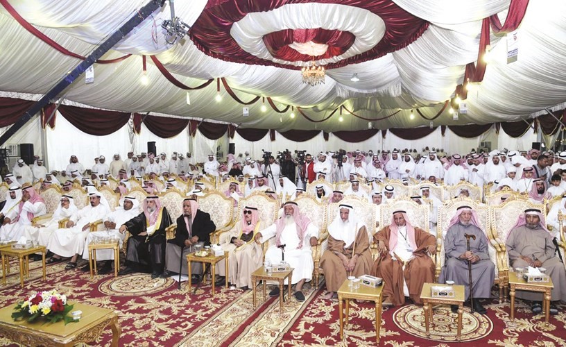 ناخبو الدائرة الرابعة خلال افتتاح مقر مرشح الدائرة د.فهد الحربي﻿