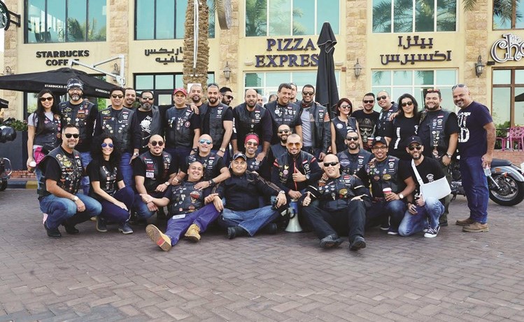 فريق فيرو بايكرز المشارك بالحملة	(شانافاس قاسم)﻿