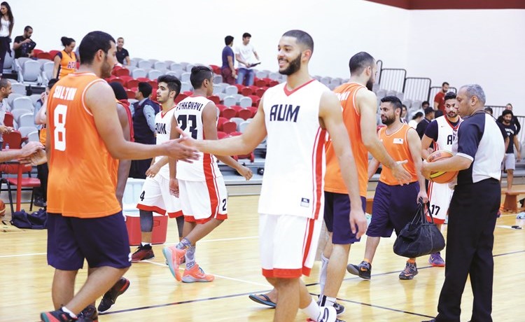 AUM تتصدر المراكز الأولى مع انطلاق دوري الجامعات الخاصة للرياضة