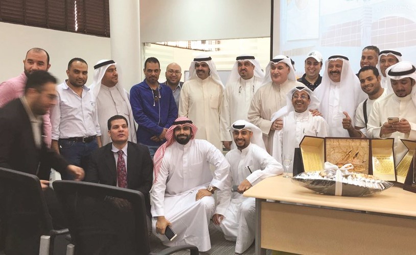 محافظ الاحمدي مستقبلا الحرفان وعايد ﻿