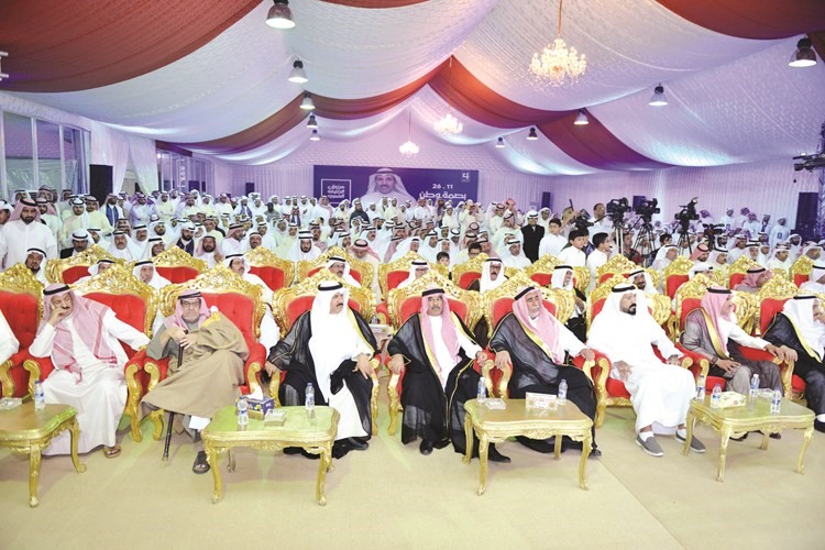 الحضور خلال ندوة مرشح الدائرة الرابعة مرزوق الخليفة	 (احمد خليل)﻿
