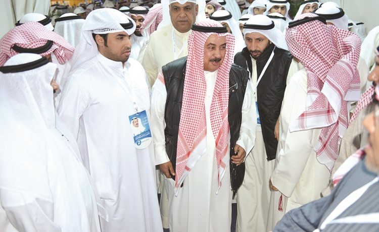 ترحيب بمرشح الدائرة الانتخابية الثانية النائب السابق خلف دميثير﻿