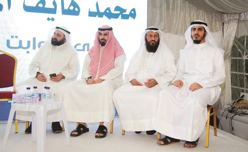 بدر الداهوم ومحمد هايف وأسامة المناور ود. وليد الطبطبائي﻿