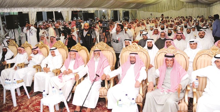 جانب من الحضور خلال افتتاح مقر النائب السابق ومرشح الدائرة الرابعة محمد هايف﻿