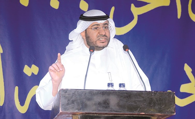  د.غالب البصيص المطيري متحدثا﻿