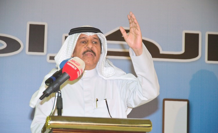 مرشح الدائرة الثانية النائب السابق حمد الهرشاني متحدثا﻿