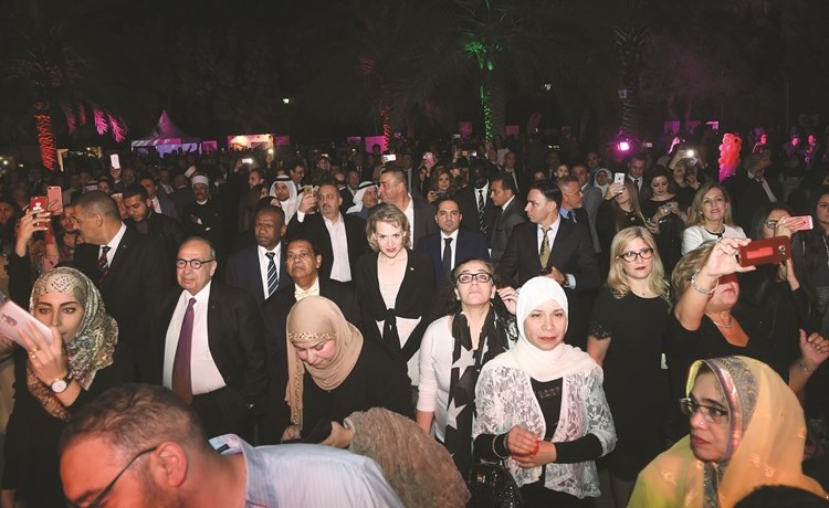 حضور حاشد خلال الاحتفال بعيد الاستقلال﻿