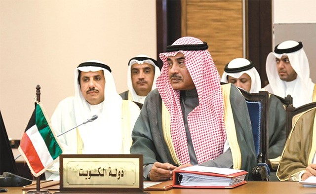  ﻿الشيخ صباح الخالد ترأس وفد الكويت في الاجتماع﻿