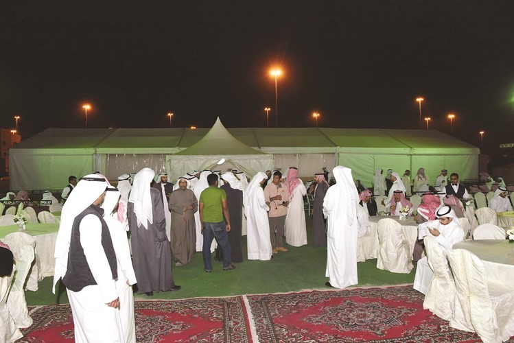 من حفل استقبال الناخبين﻿