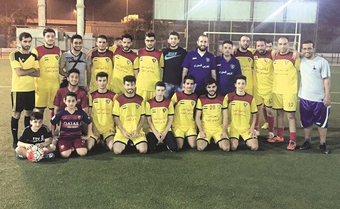 فريق النادي العربي السوري لكرة القدم ﻿