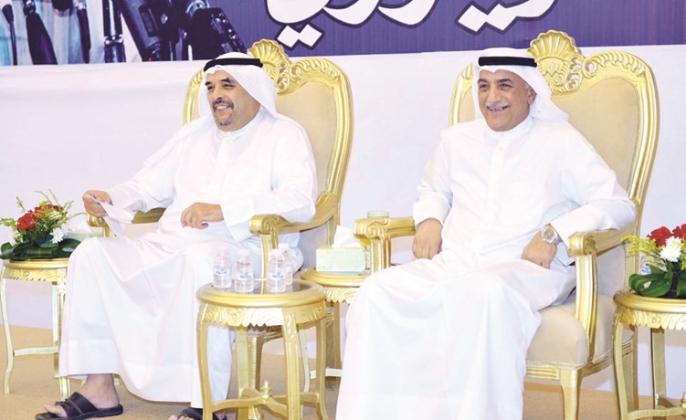 مرشح الدائرة الرابعة النائب السابق شعيب المويزري ومرشح الدائرة الثانية النائب السابق عبدالرحمن العنجري﻿