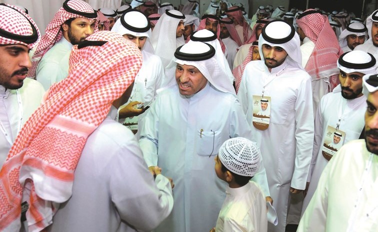 ترحيب ابناء الدائرة بمحمد طنا﻿