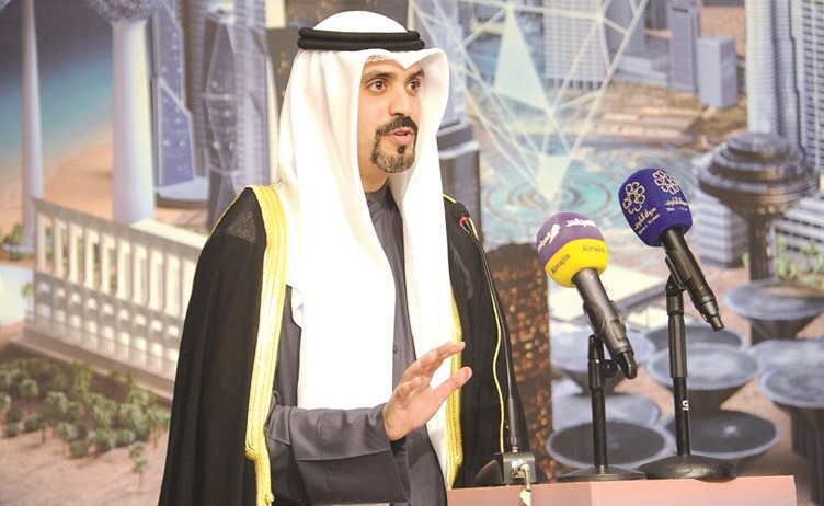الشيخ مشعل الجابر ملقيا كلمته﻿