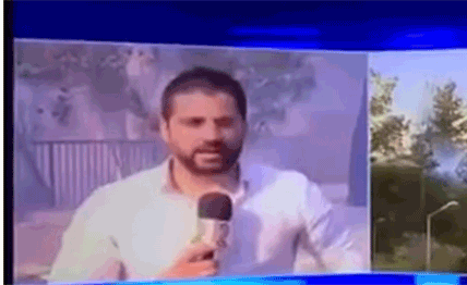 بالفيديو.. موقف مقزز لمذيع إسرائيلي على الهواء