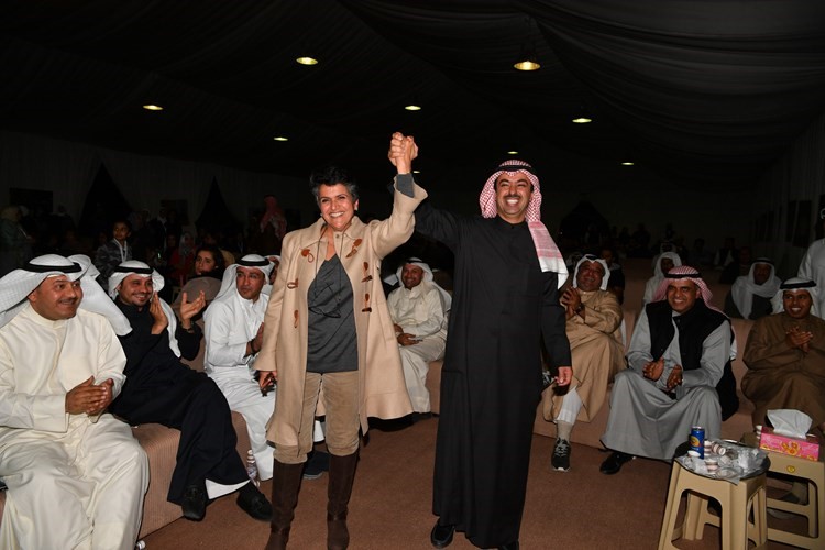  ﻿علي الراشد مباركا لصفاء الهاشم﻿