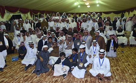 أنصار نايف المرداس يحتفلون بالفوز